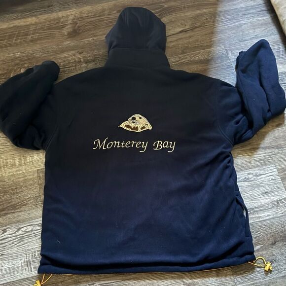 Monterey California Yellow & Blue Reverseable Winter Coat Size Large/XL - Picture 10 of 10